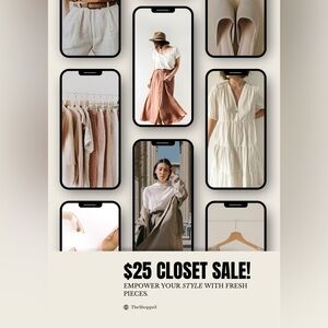 $25 CLOSET SALE!